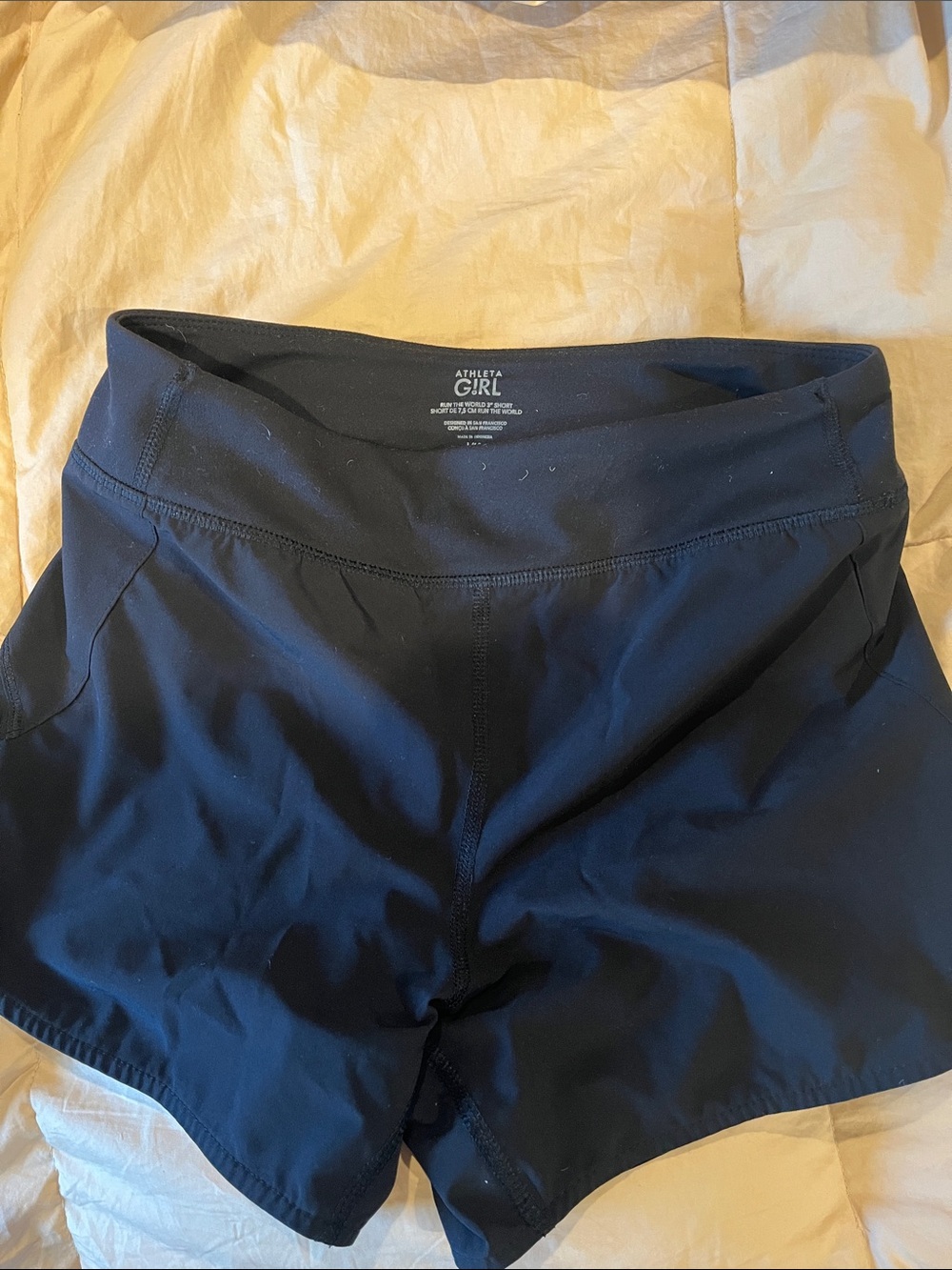 Athleta Girl Black Performance Shorts